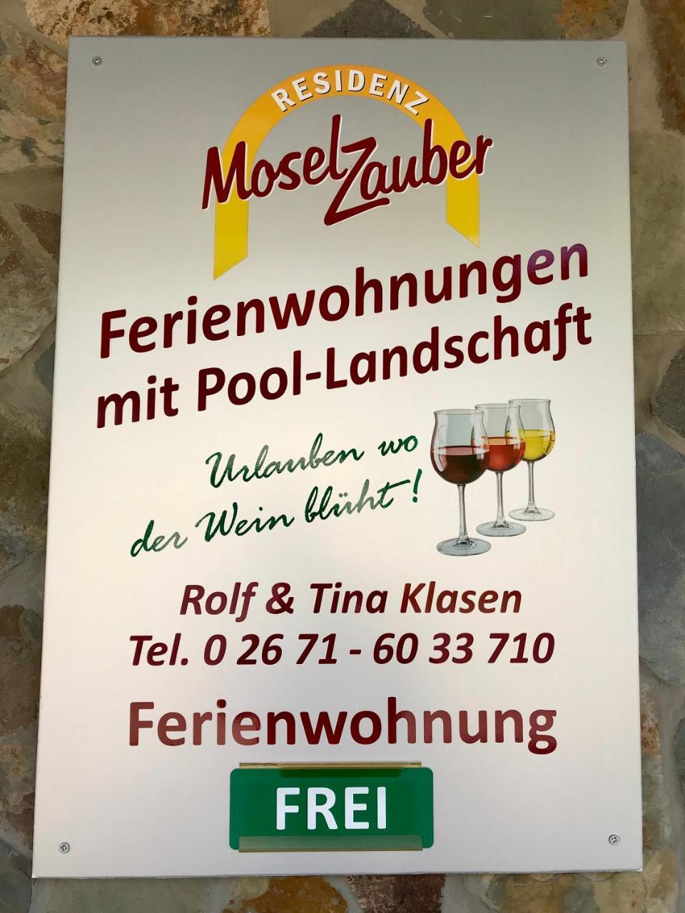 Residenz Moselzauber - Ferienwohnungen Mit Pool Landschaft エルンスト エクステリア 写真